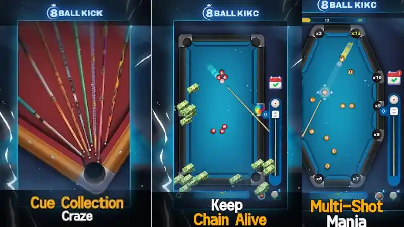 Unduh 8 Ball Kick MOD APK (Unlimited Coins, Unlocked) v1.0.2.1 Fitur MOD 8 Ball Kick