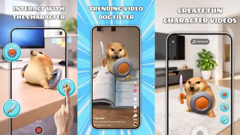 Unduh AR Dogy: What The Dog Doin (Unlocked Premium) v1.0.5 Fitur Unggulan AR Dogy: What The Dog Doin MOD APK