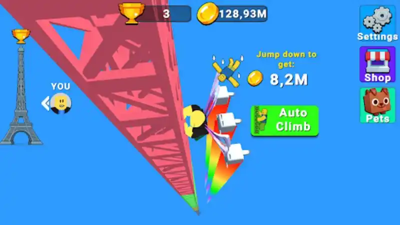Unduh Climb Jump Obby Tower Offline MOD APK (Unlimited Coins) v1.7.1 Fitur Climb Jump Obby Tower Offline MOD APK