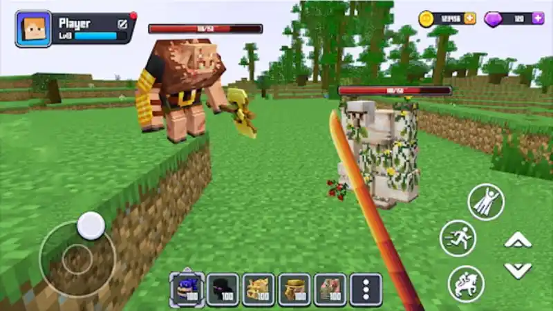 Unduh Craft Block 3D: Battle World MOD APK (Unlocked Items, No Ads) v1.0.0.1 Gameplay Craft Block 3D: Battle World