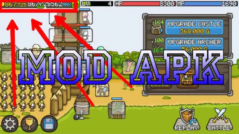 Unduh Grow Castle MOD APK (Unlimited Coins, Upgrade Castle) v1.50.14 Fitur Utama Grow Castle MOD APK