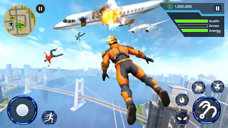 Unduh Hero Flying City Simulator MOD APK (Unlimited Money) v1.0.7 Apa Itu Hero Flying City Simulator MOD APK?