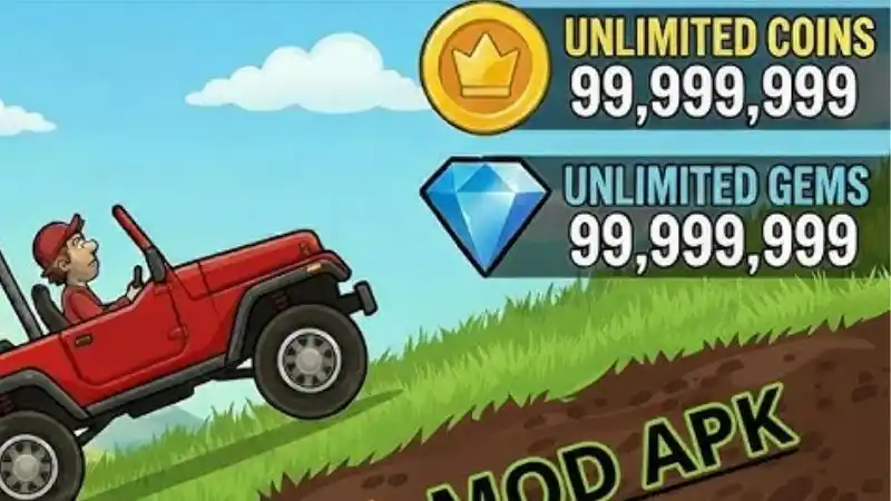 Unduh Hill Climb Racing MOD APK (Unlimited Money, Upgrade) v1.69.0 Fitur Hill Climb Racing MOD APK
