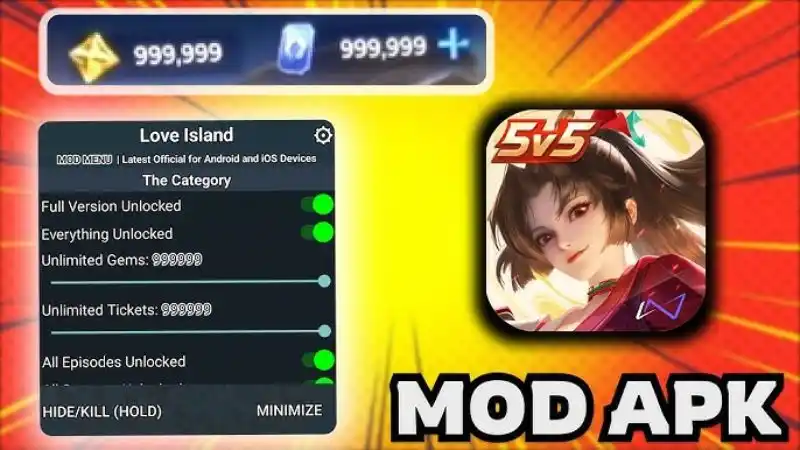 Unduh Honor of Kings MOD APK (Unlimited Money, Tokens) v11.3.1.11 Fitur Honor of Kings MOD APK
