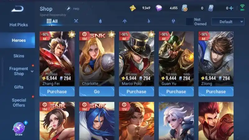 Unduh Honor of Kings MOD APK (Unlimited Money, Tokens) v11.3.1.11 Mode Permainan Menarik
