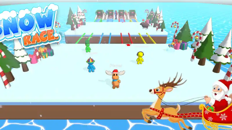 Unduh Ice Runner Battle: Snow Race MOD APK (Unlimited Money) v1.0.5 Ice Runner Battle: Snow Race MOD APK