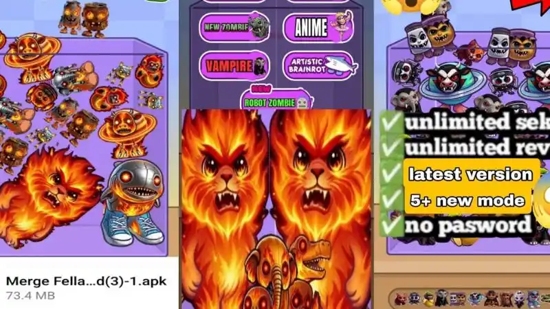 Unduh Merge Fellas MOD APK (Unlimited Shakes, Revives) v2.4.4.5 Gameplay yang Santai Tapi Bikin Ketagihan