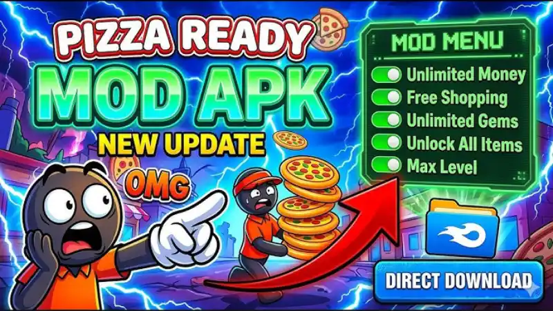 Unduh Pizza Ready MOD APK (Unlimited Money) v55.5.0 Fitur MOD Pizza Ready MOD APK