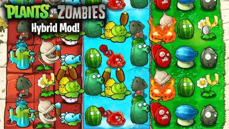 Unduh PVZ Hybrid MOD APK (Unlimited Sun, Unlock) v3.9 Fitur Unggulan PVZ Hybrid MOD APK