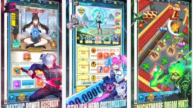 Unduh Spirit Hunter: Rush MOD APK (Unlimited Money, God Mode) v1.0.5 Fitur Unggulan Spirit Hunter: Rush