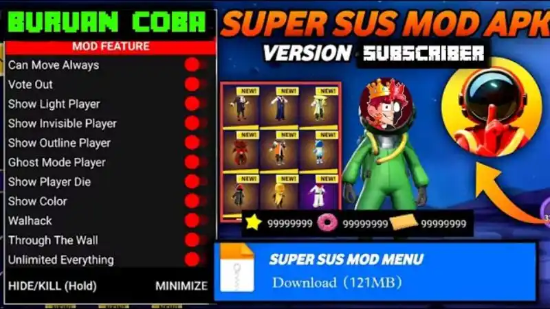 Unduh Super Sus MOD APK (Unlimited Money, Impostor Mode) v1.77.14.033 Kenapa Super Sus MOD APK Banyak Dicari?