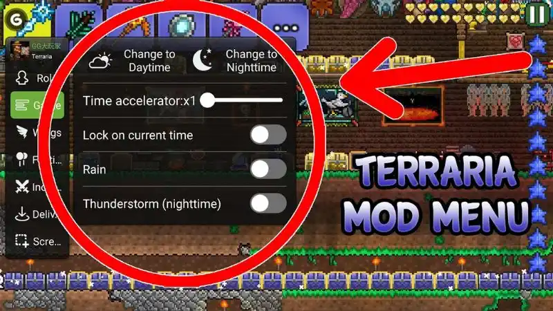 Unduh Terraria MOD APK (Unlimited Items) v1.4.5.6.4 Fitur Terraria MOD APK