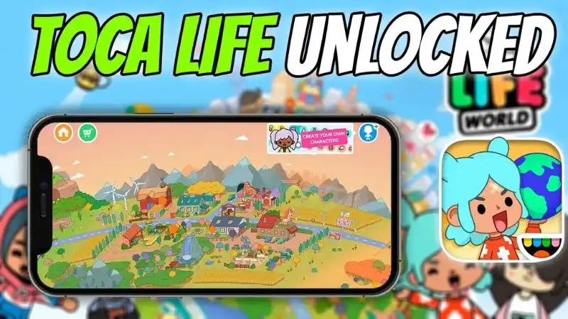 Unduh Toca Boca World MOD APK (Unlocked All) v1.130.1 Fitur Toca Boca World MOD APK