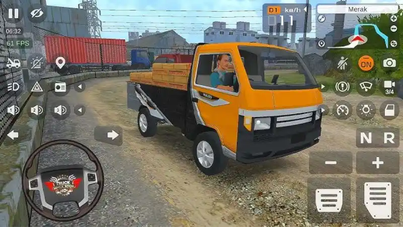 Unduh Truck Simulator Indonesia MOD APK (Unlimited Fuel) v1.1.5 Gameplay Truck Simulator Indonesia