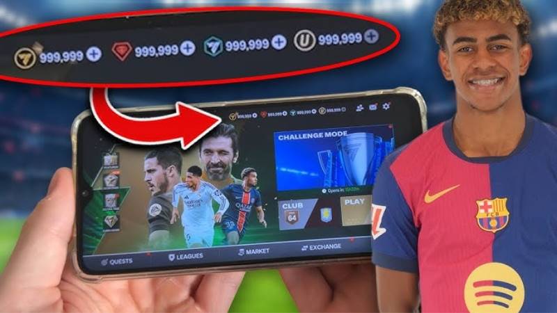 Unduh FC Mobile MOD APK (Unlimited Money, Coins) v27.0.03 Fitur MOD FC Mobile MOD APK
