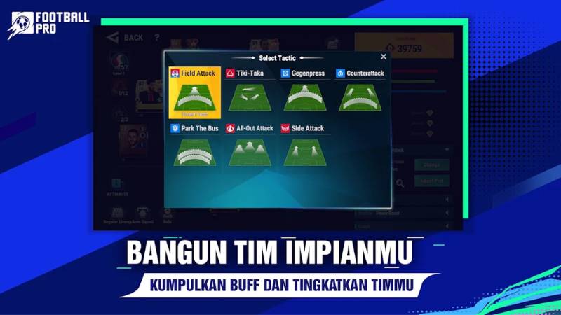 Unduh Football Pro FC MOD APK (Unlimited Money, Coins) v001.004 Bangun Tim Impian dengan Pemain Bintang