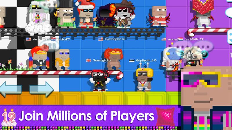 Growtopia MOD APK v5.49 (Gems Tidak Terbatas, No Ads) Download Fitur Utama Growtopia (Versi Standar)