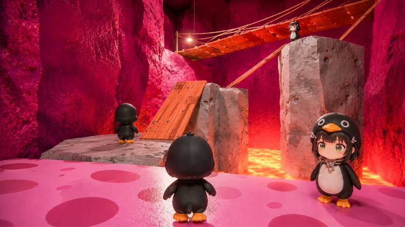 Unduh Gugugaga Penguin Prison Escape MOD APK (Uang Tidak Terbatas) v1.0.3 Gameplay Parkour yang Menantang