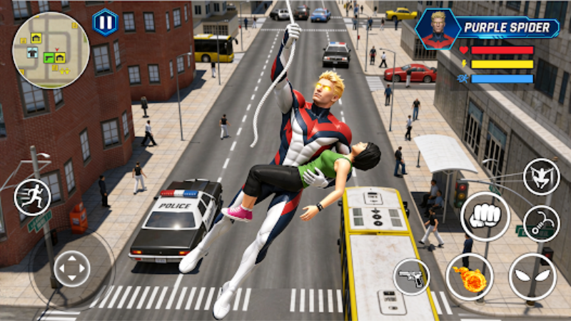 Unduh Rope Flying Hero Prime MOD APK (Unlimited Money) v1.0.2 Apa Itu Rope Flying Hero Prime MOD APK?