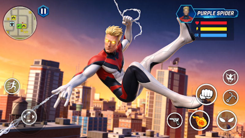 Unduh Rope Flying Hero Prime MOD APK (Unlimited Money) v1.0.2 Fitur Unggulan Rope Flying Hero Prime MOD APK
