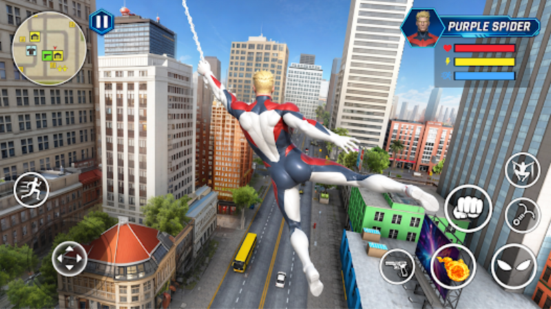 Unduh Rope Flying Hero Prime MOD APK (Unlimited Money) v1.0.2 Fitur MOD Rope Flying Hero Prime APK
