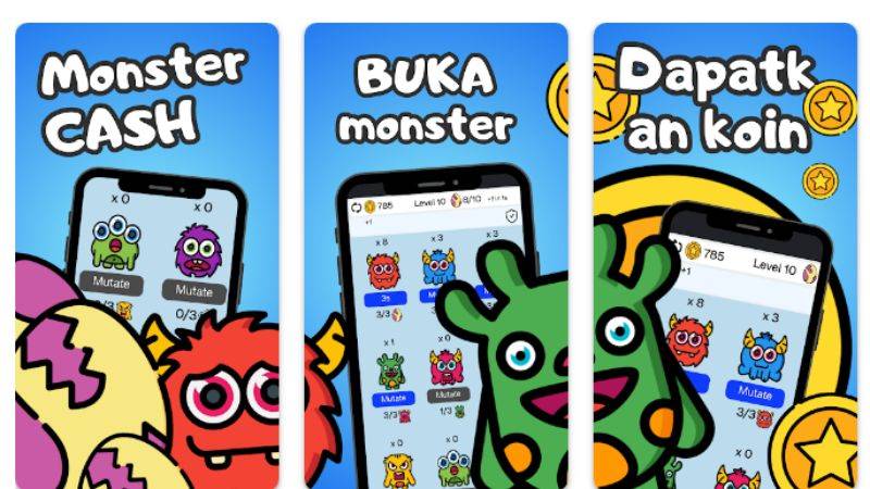 Unduh Uang Monster MOD APK (Unlimited Money) V1.0.21 Fitur Uang Monster MOD APK
