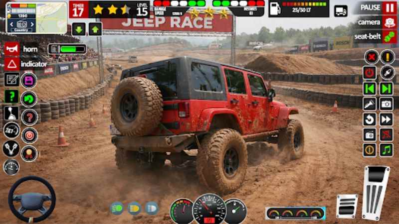 Unduh Ultimate Jeep Race MOD APK (Unlimited Money, No Ads) v0.5 Fitur MOD APK