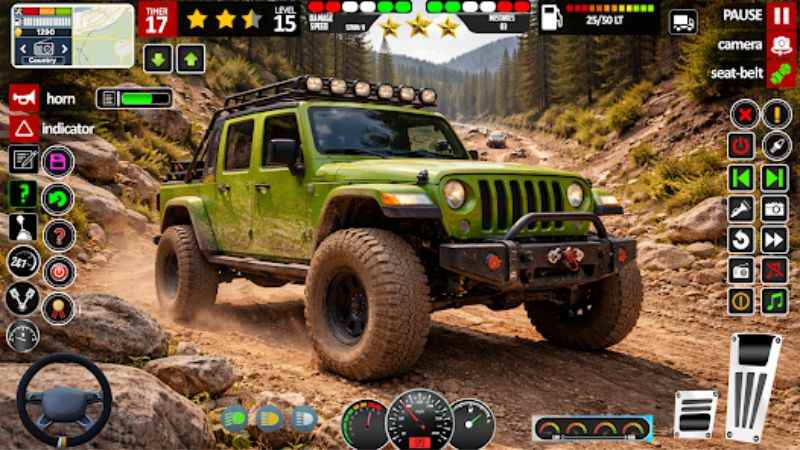 Unduh Ultimate Jeep Race MOD APK (Unlimited Money, No Ads) v0.5 Fitur Unggulan Ultimate Jeep Race MOD APK