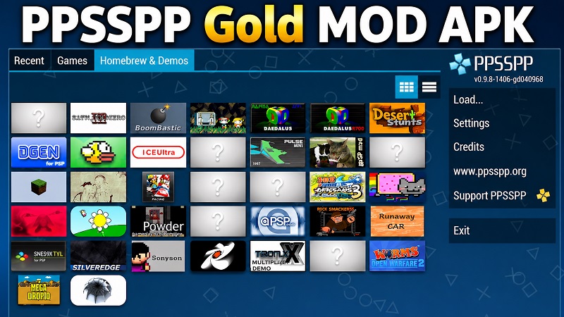 PPSSPP Gold MOD APK PPSSPP Gold MOD APK