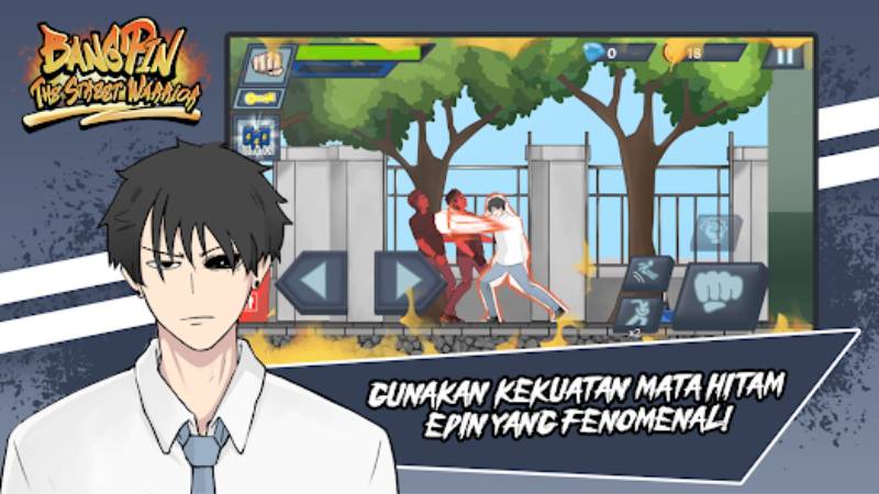 Unduh Bangpin The Street Warrior MOD APK (Unlimited Money, No Ads) v2.1.2 Fitur unggulan Bangpin The Street Warrior MOD APK