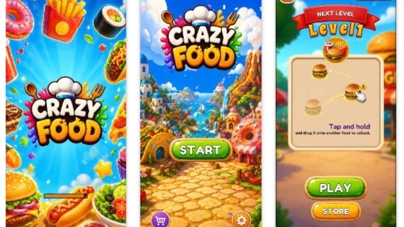 Unduh Crazy Food MOD APK (Uang Tidak Terbatas) v1.0.2 Apa itu Crazy Food MOD APK?
