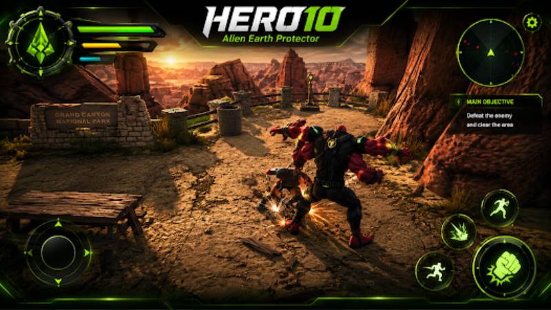 Unduh HERO10 : Alien Earth Protector MOD APK (MOD Menu) v1.1 Fitur Unggulan HERO10 : Alien Earth Protector
