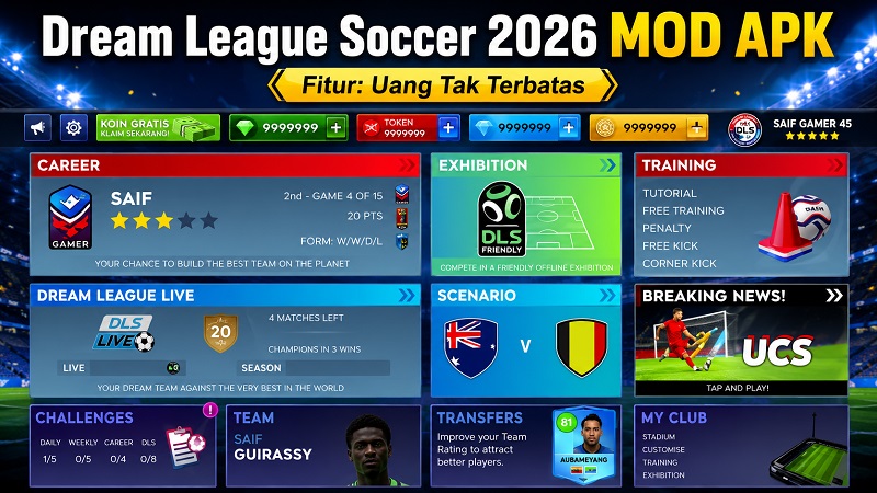 Dream League Soccer 2026 MOD APK Dream League Soccer 2026 MOD APK